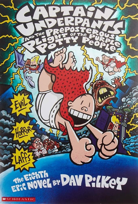 Dav Pilkey Captain Underpants And The Preposterous Plight Of The Purple Potty People (8) cover image