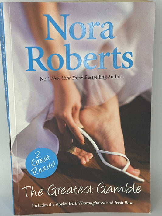 Nora Roberts The Greatest Gamble actual front cover image