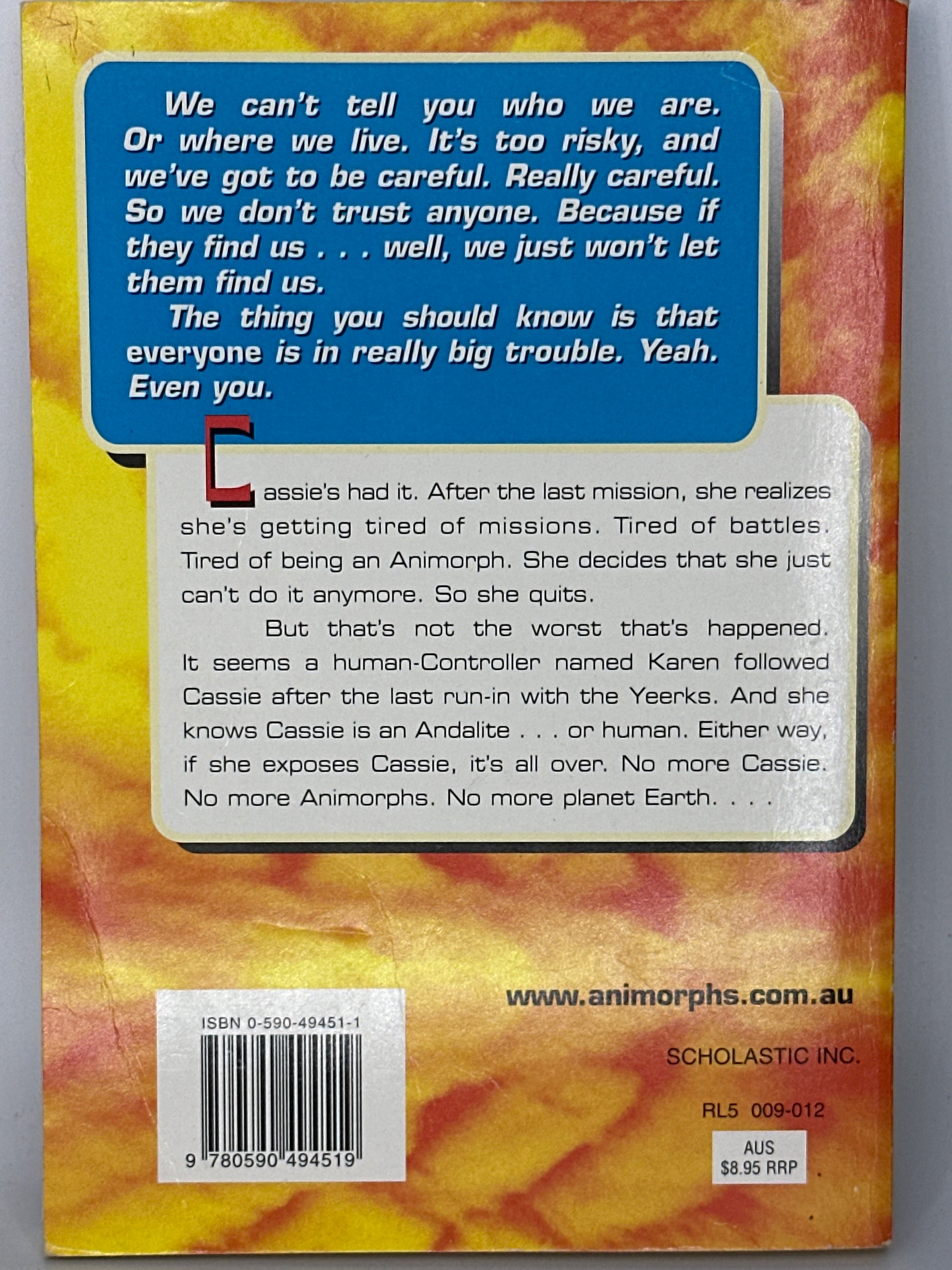 The Departure (Animorphs Book 19)