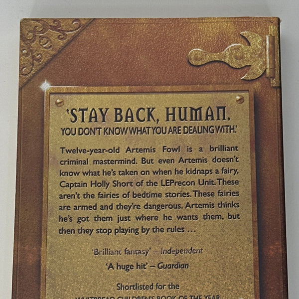 Colfer Artemis Fowl back cover image