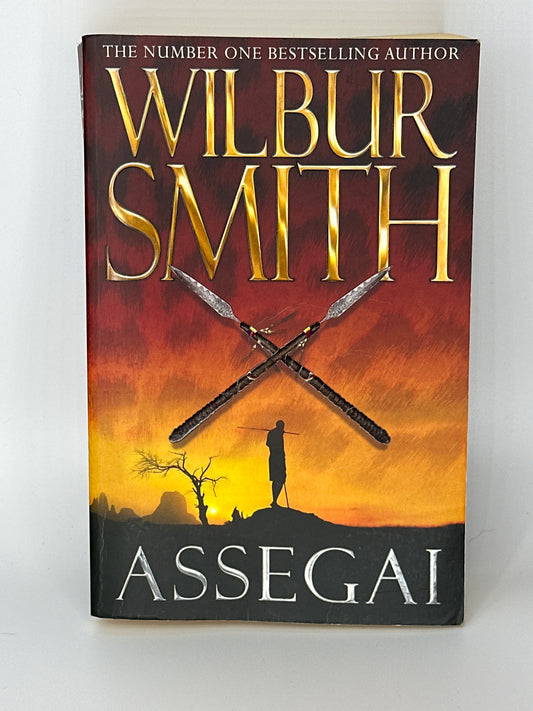 Assegai Wilbur Smith front cover used book