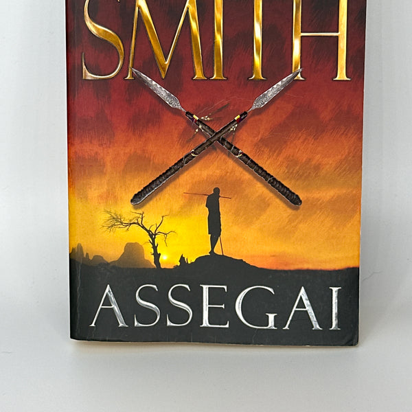 Assegai Wilbur Smith front cover used book