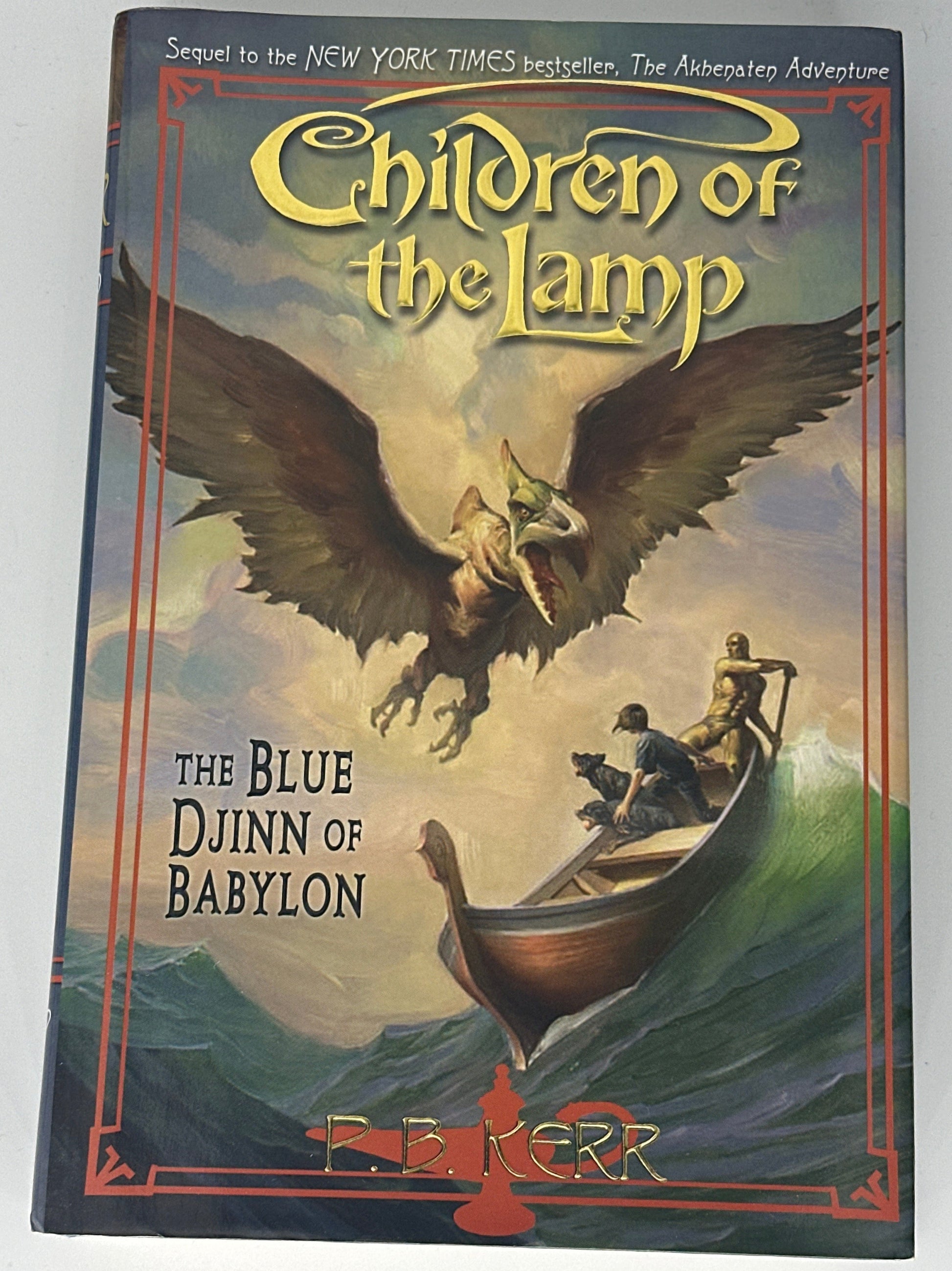 Kerr The Blue Djinn of Babylon (Children of the Lamp, #2) front cover image