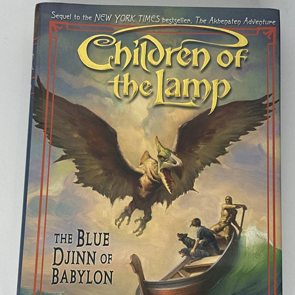 Kerr The Blue Djinn of Babylon (Children of the Lamp, #2) front cover image