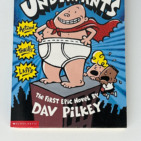 Dav Pilkey The Adventures of Captain Underpants front cover image