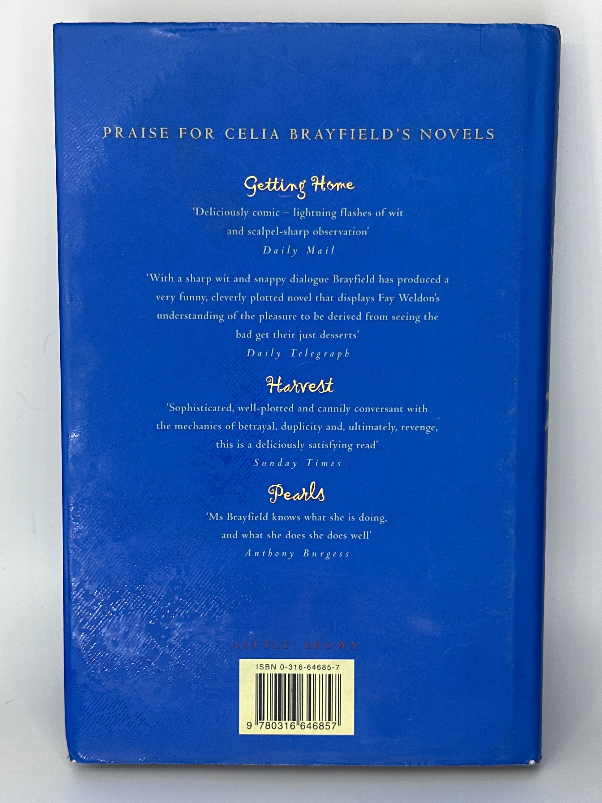 Celia Brayfield Sunset Actual Back Cover used books