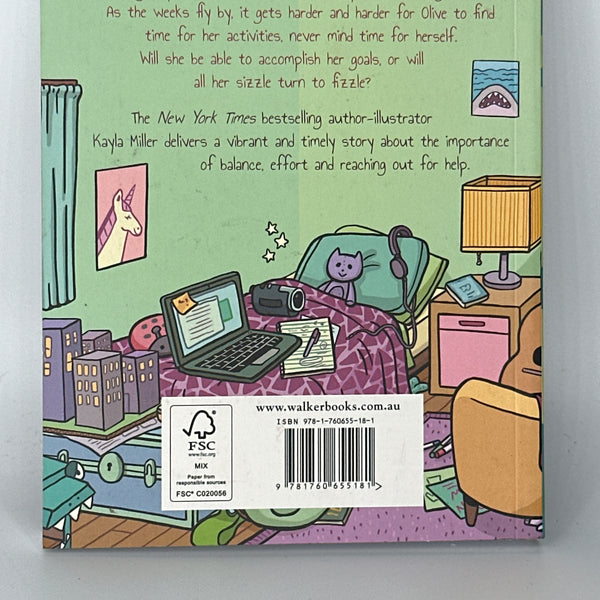 Kayla Miller Crunch back cover used books