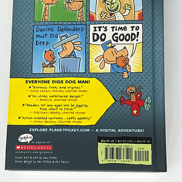 Dav Pilkey Dog Man: For Whom the Ball Rolls: From the Creator of Captain Underpants (Dog Man #7) back cover image