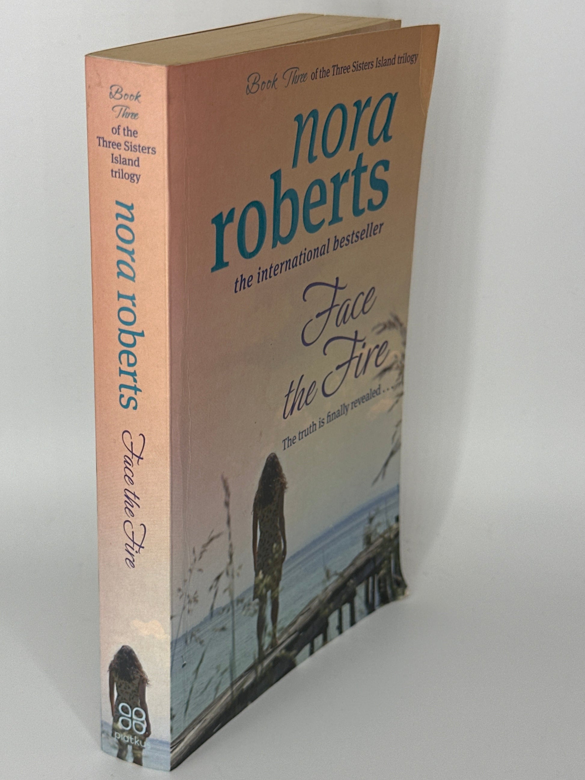 Nora Roberts Face The Fire spine used books