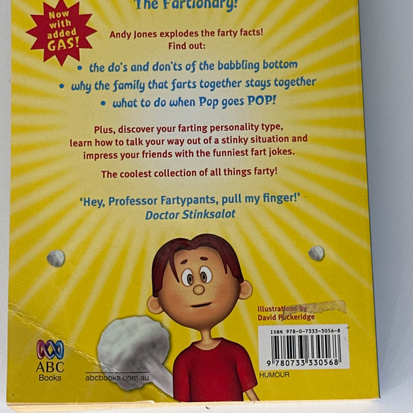 The Fartionary back cover image