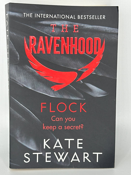 Kate Stewart Flock (The Ravenhood) actual front cover used books