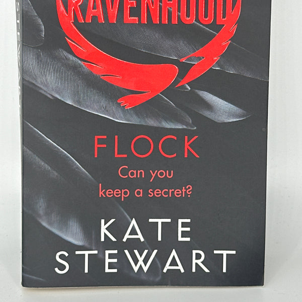 Kate Stewart Flock (The Ravenhood) actual front cover used books