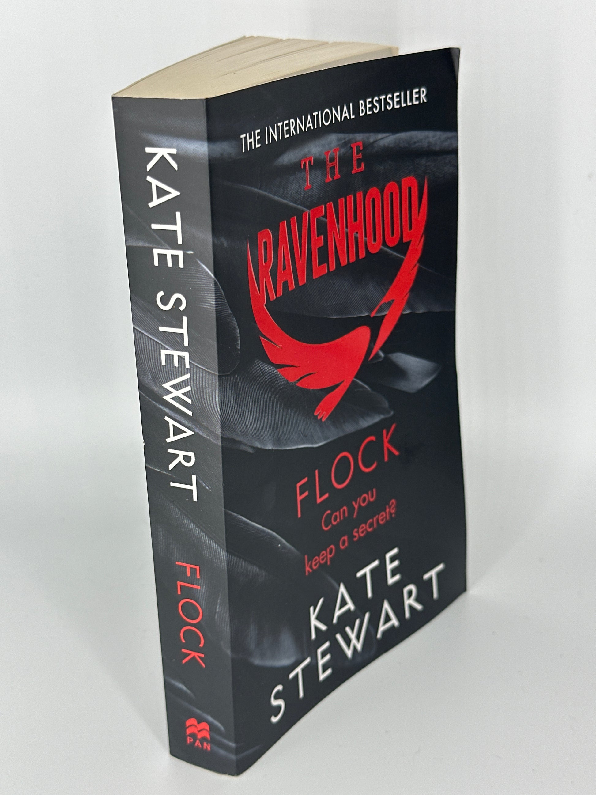 Kate Stewart Flock (The Ravenhood) actual spine used books