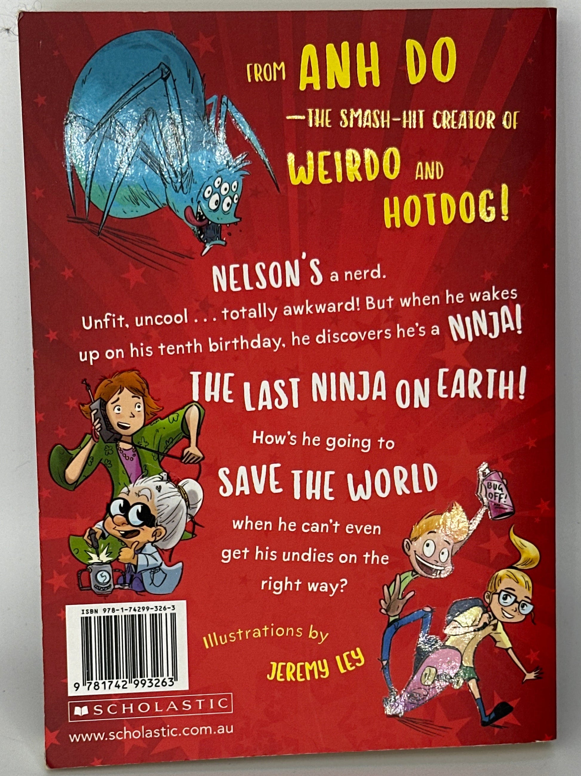 Anh Do From Nerd to Ninja (Ninja Kid 1) back cover used books