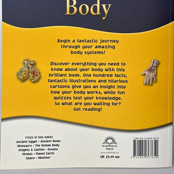 100 facts on Human body back cover used books