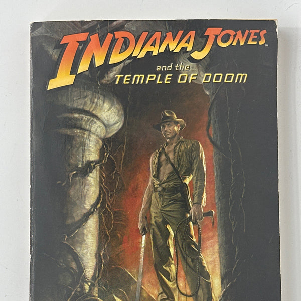 Indiana Jones and the Temple of Doom Movie Novelization front cover used books