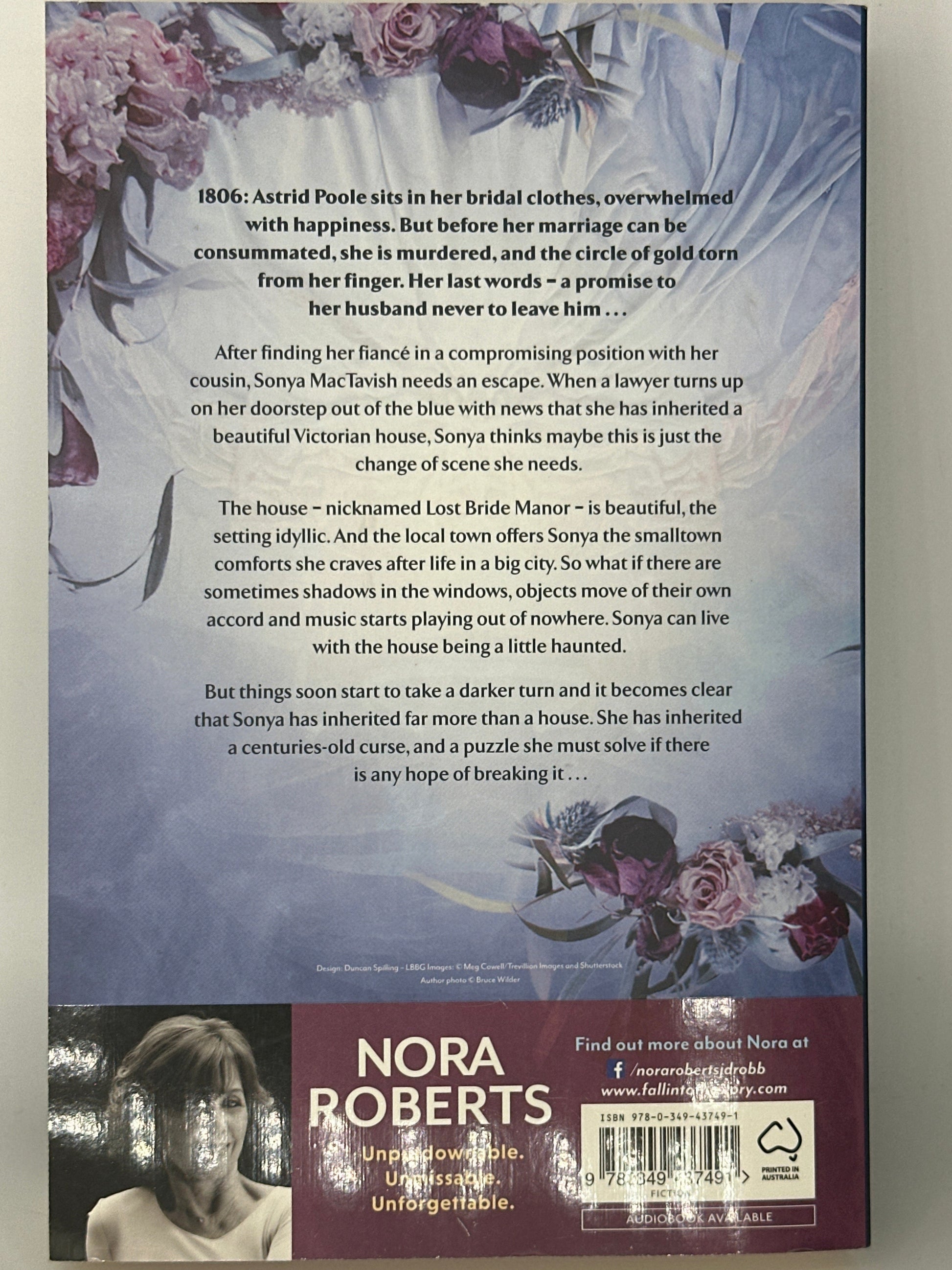 Nora Roberts Inheritance back cover used books