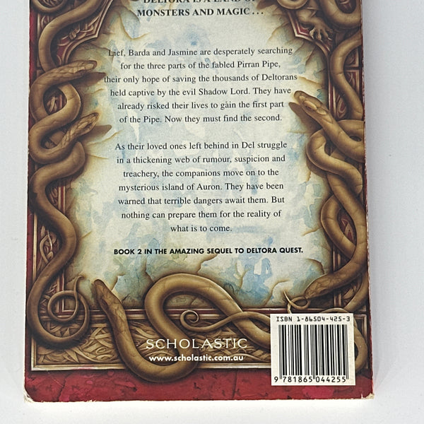 Emily Rodda Deltora Quest Isle of Illusion back cover image