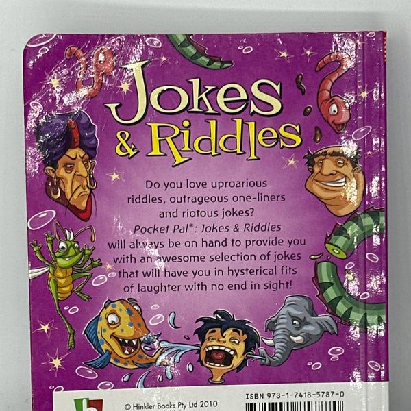 Jokes and Riddles back cover used books