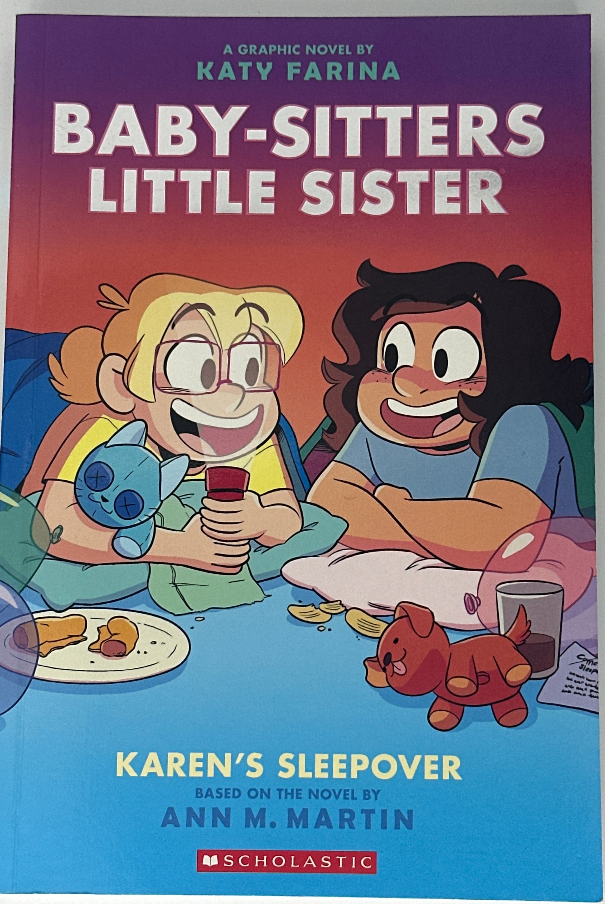 Karen’s Sleepover: A Graphic Novel (Baby-Sitters Little Sister #8) front cover used books