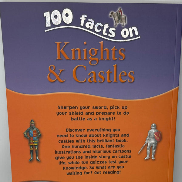 Knights & Castles (100 Facts) back cover image