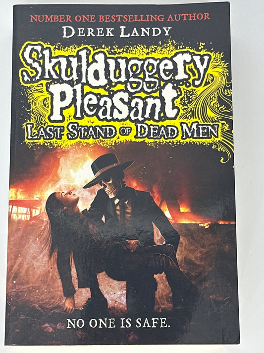 Derek Landy Skulduggery Pleasant Last Stand of Dead Men front cover image