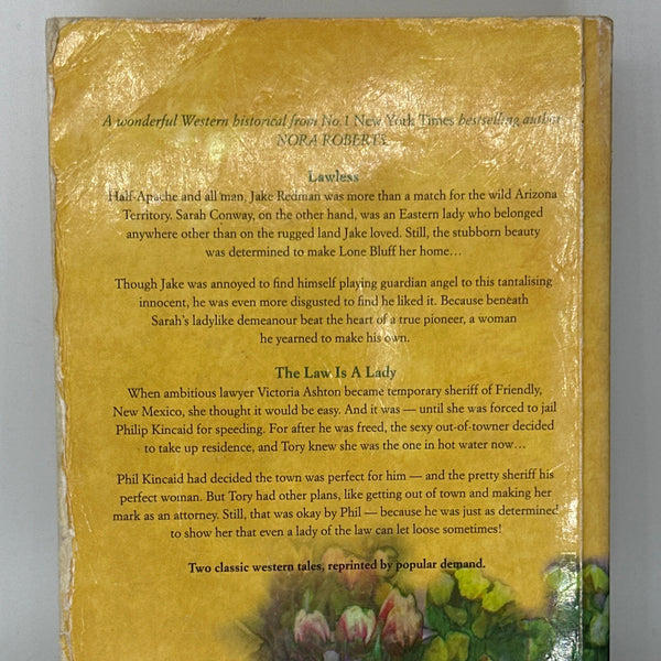 Nora Roberts Laws of Love back cover used books