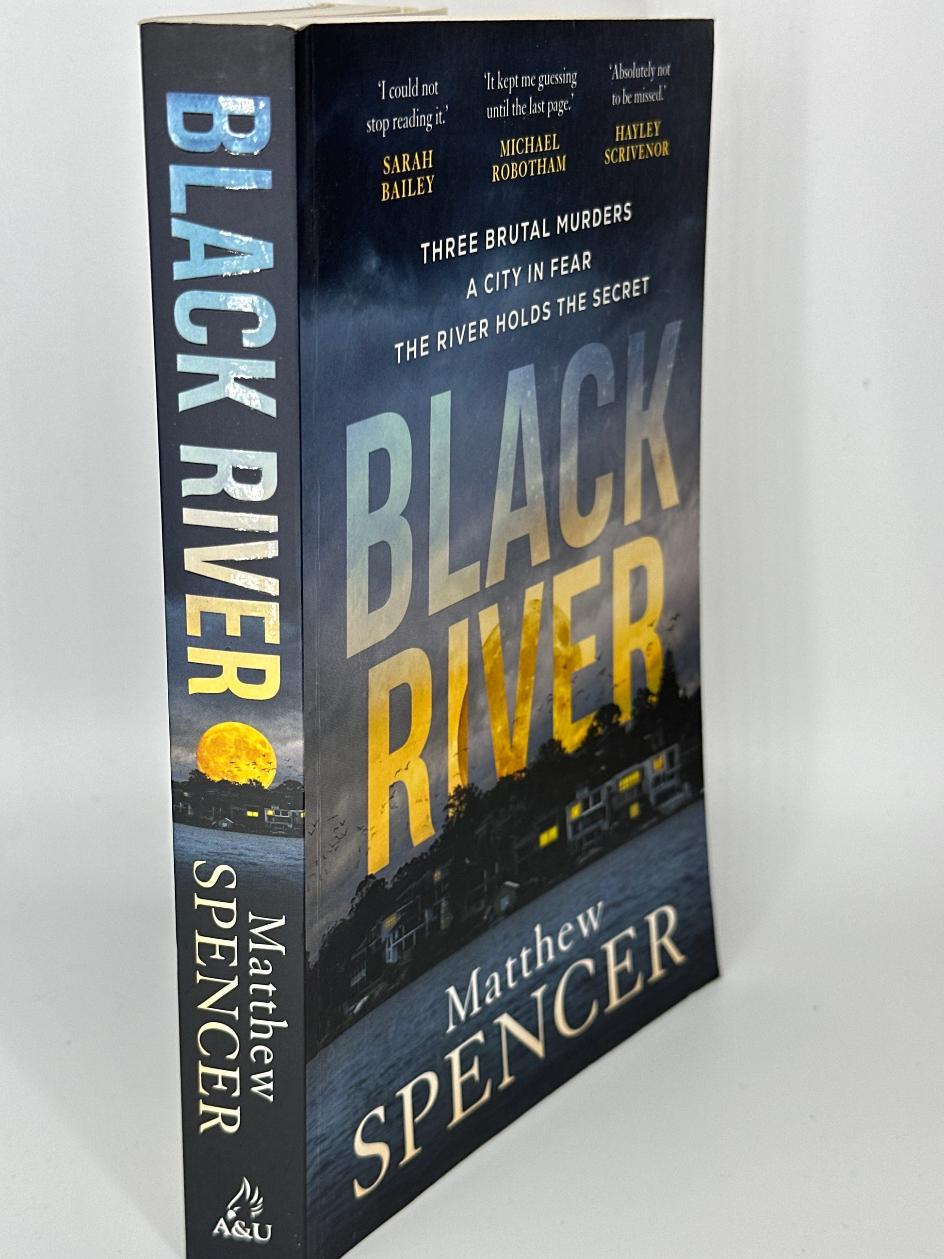 Matthew Spencer Black River actual spine used books