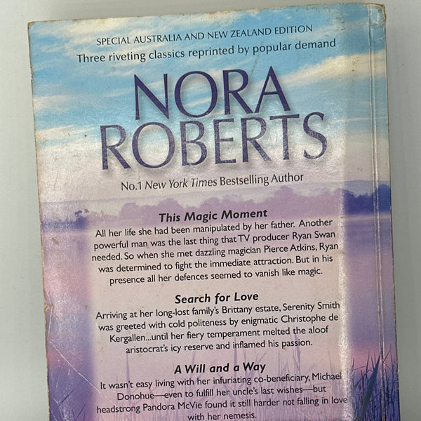 Nora Roberts Mysterious: An Anthology back cover used books