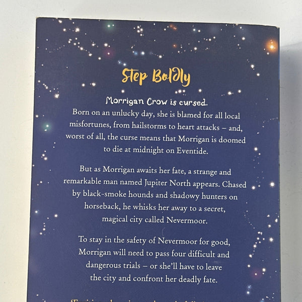 Jessica Townsend Nevermoor: The Trials of Morrigan Crow back cover used books