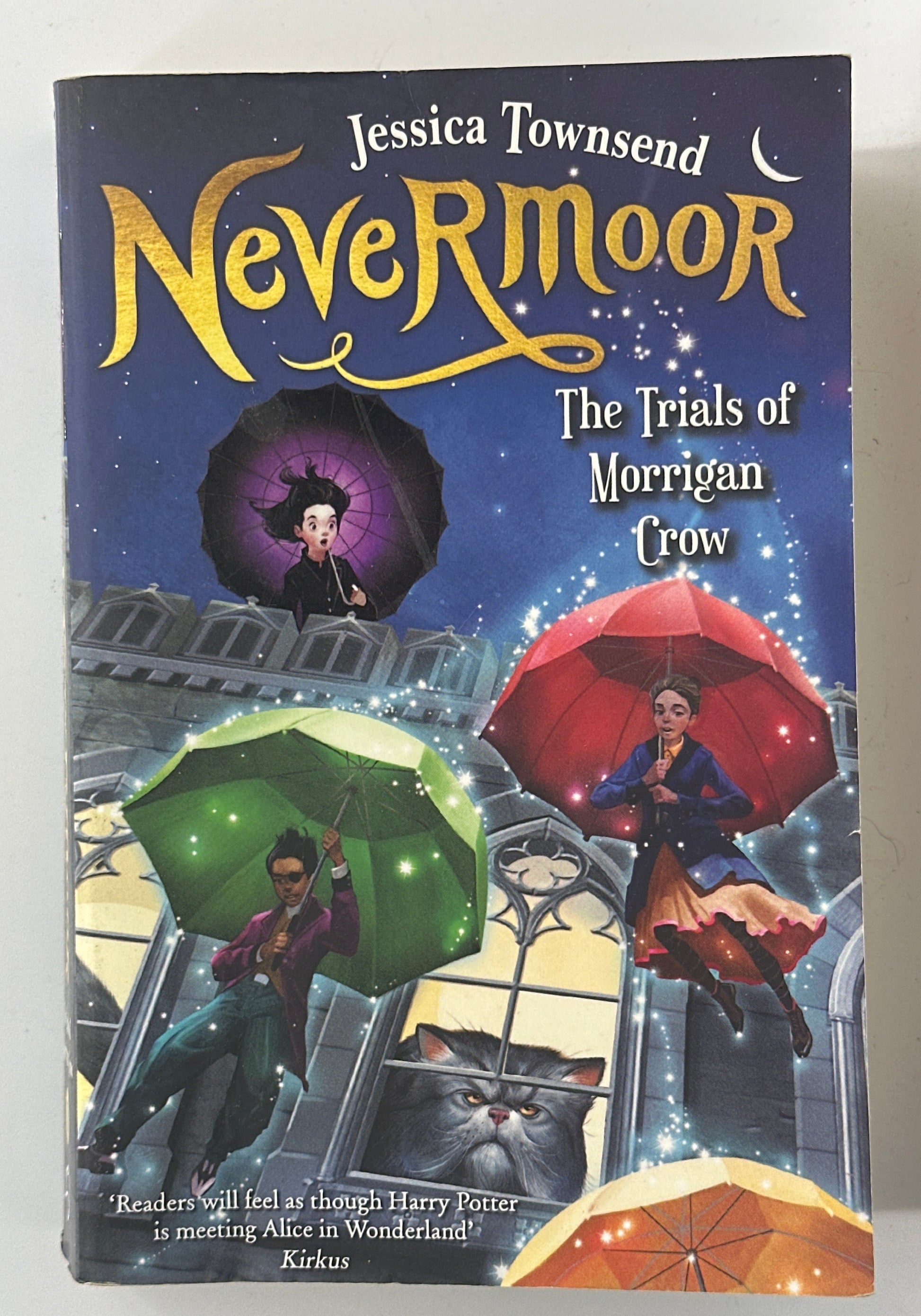 Jessica Townsend Nevermoor: The Trials of Morrigan Crow front cover used books