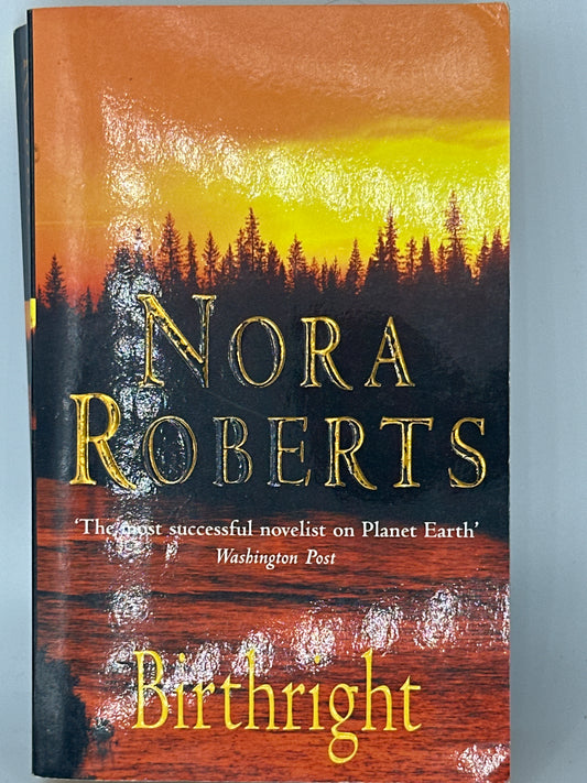 Nora Roberts Birthright actual front cover used books