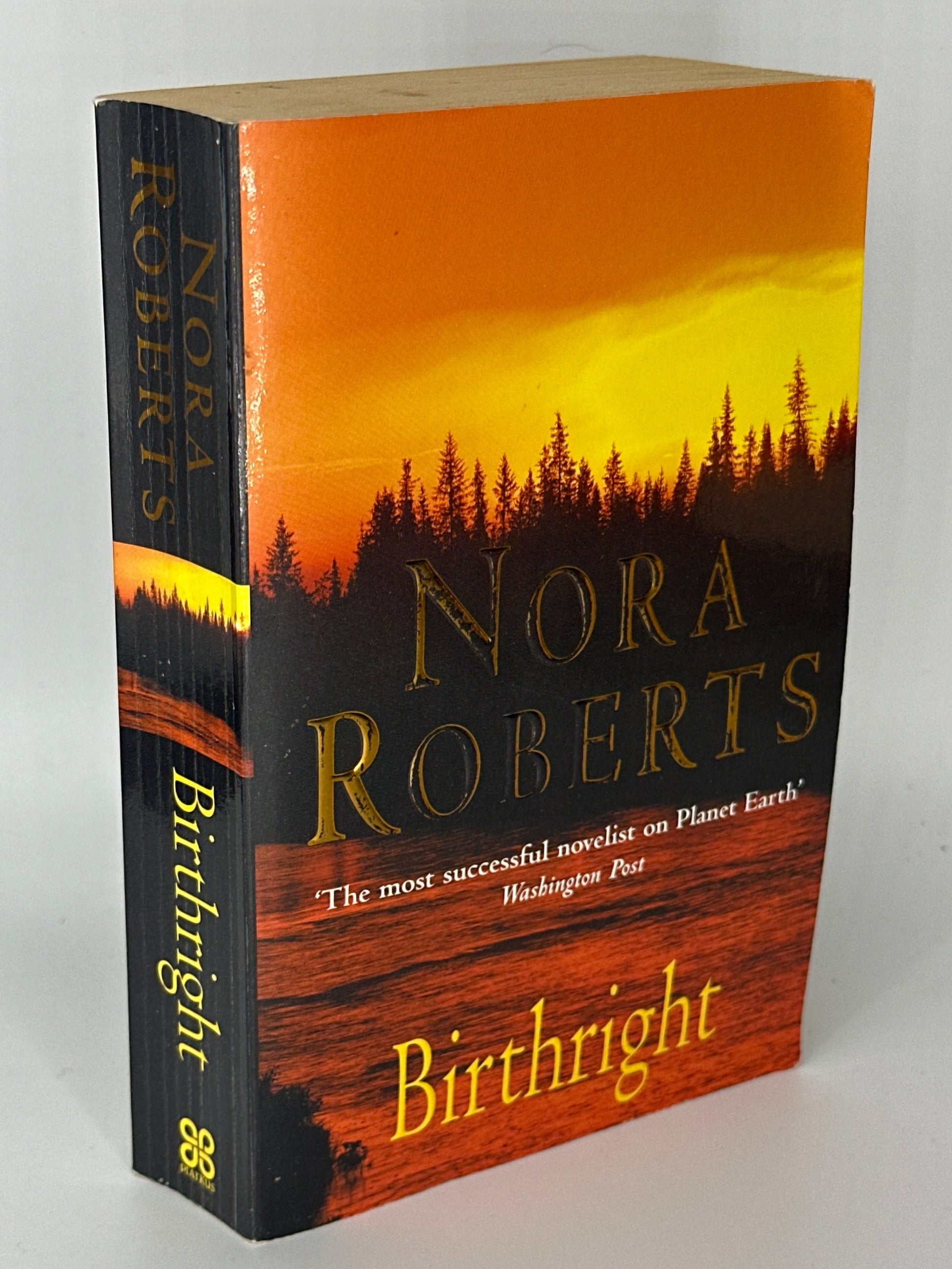 Nora Roberts Birthright actual spine used books