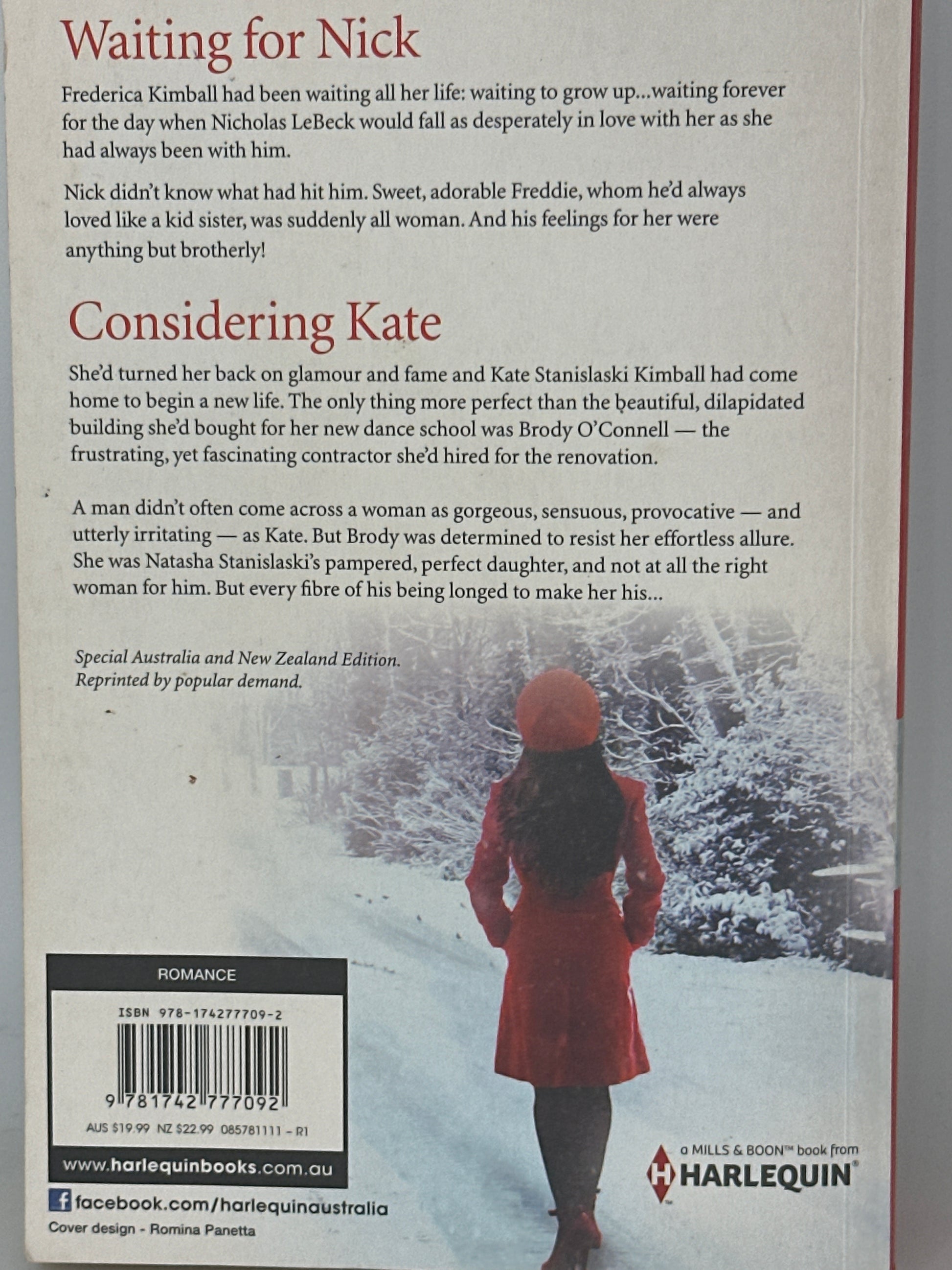 Nora Roberts One Wish back cover used books