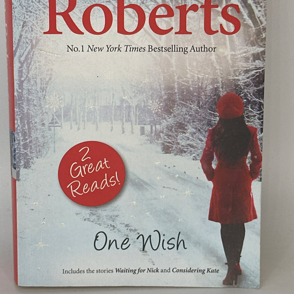 Nora Roberts One Wish front cover used books