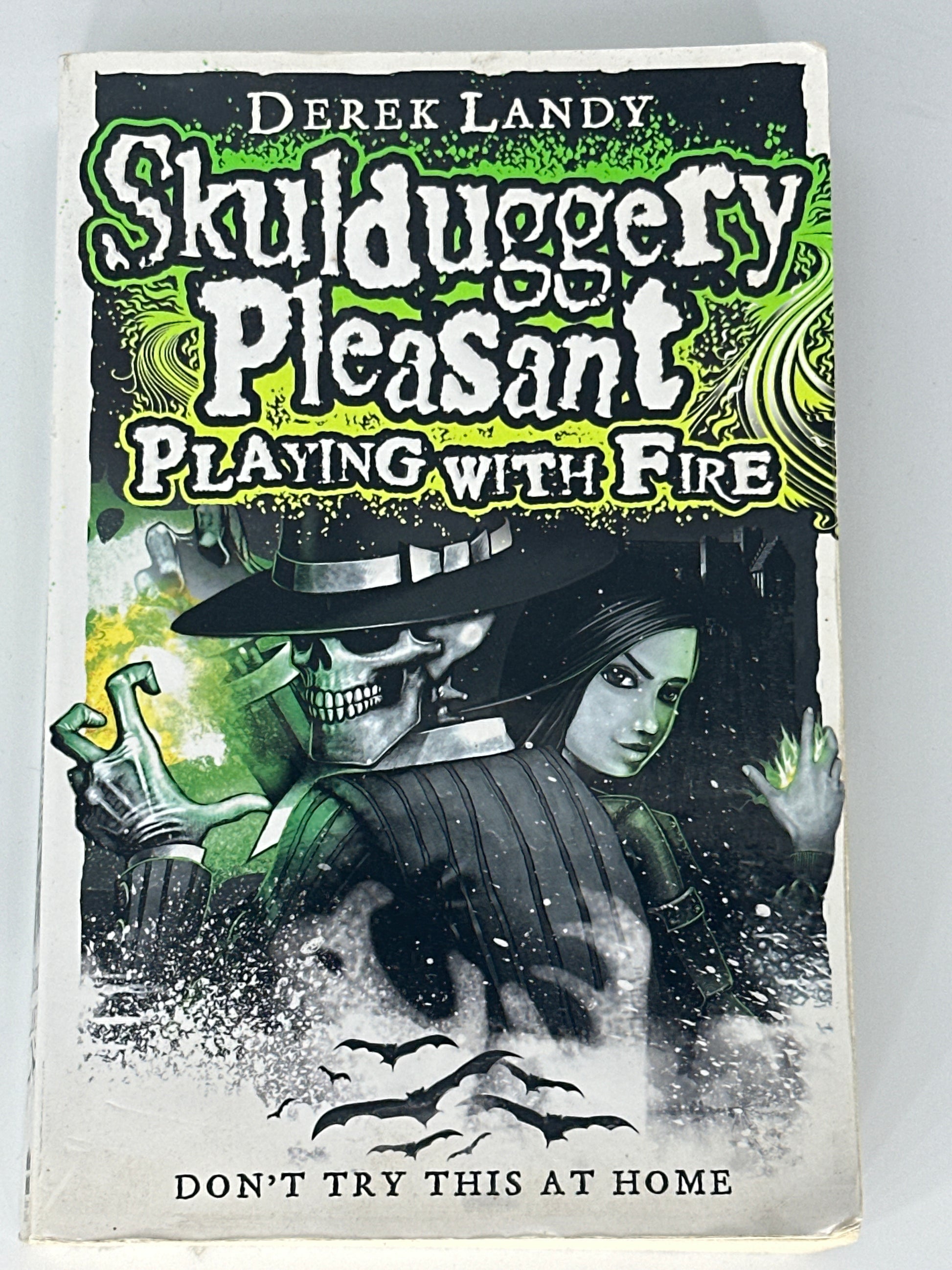 Derek Landy Skulduggery Pleasant Playing with Fire front cover image