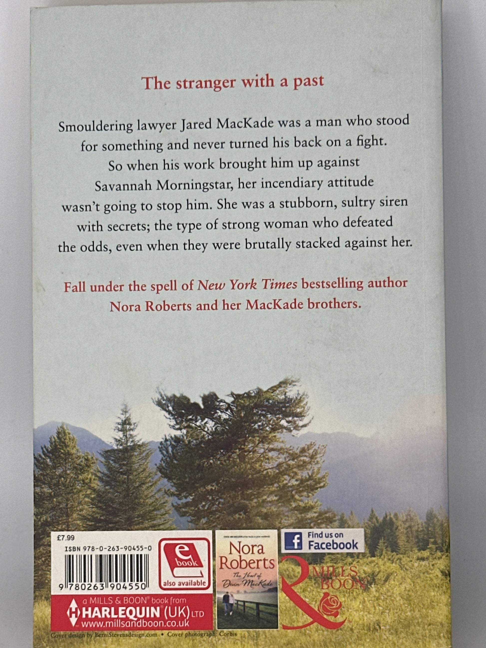 Nora Roberts Pride Of Jared Mackade back cover used books