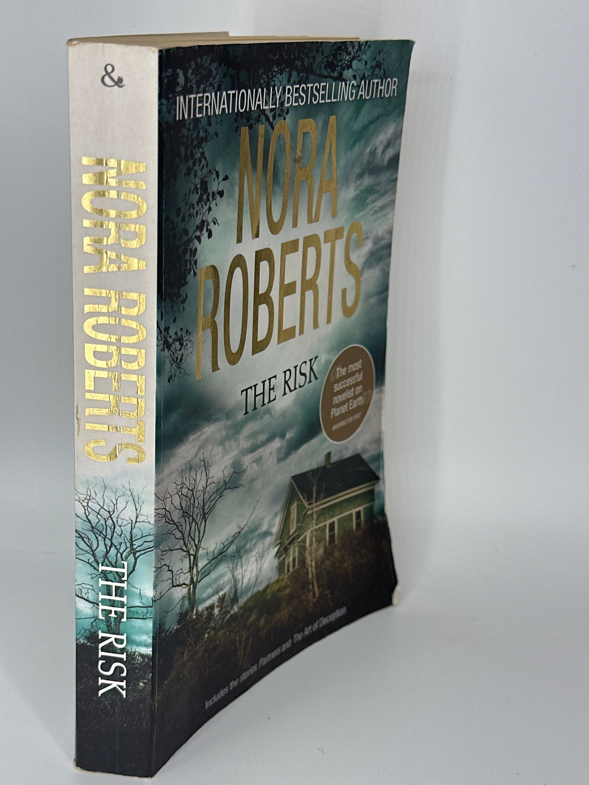 Nora Roberts Risk spine used books