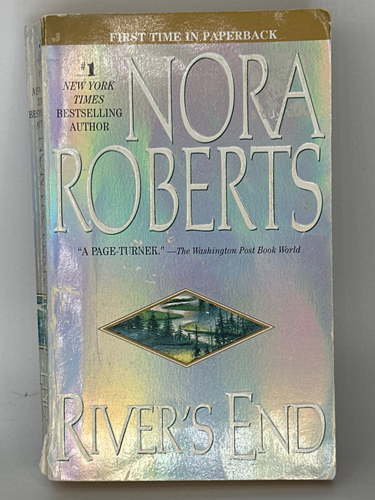 Nora Roberts Rivers End front cover used books