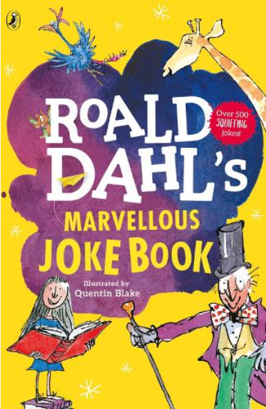 Roald Dahl's Mavellous Joke Book front cover image