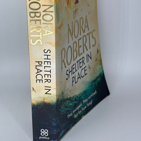 Nora Roberts Shelter in Place spine used books