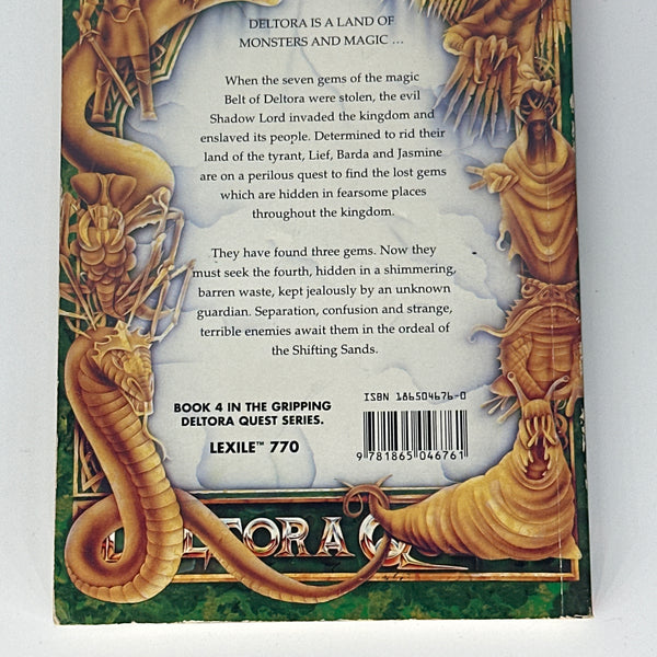 Emily Rodda Deltora Quest The Shifting Sands back cover image