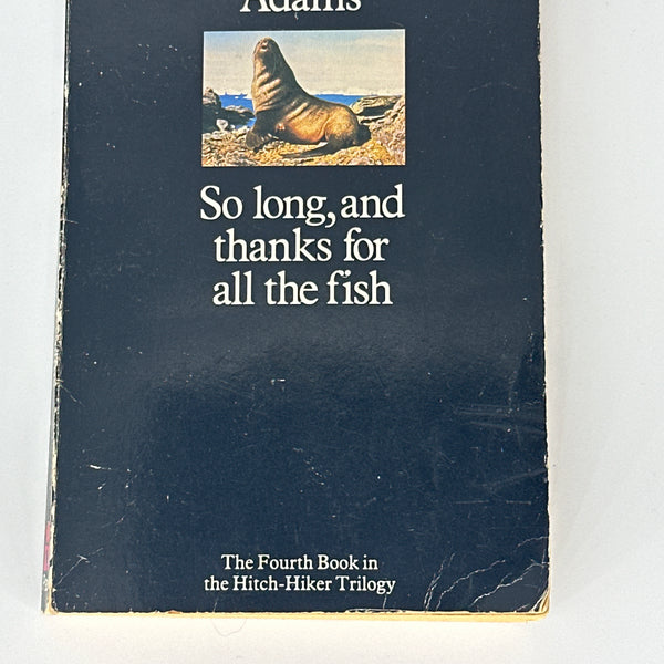 Douglas Adams So Long, and Thanks for All the Fish front cover image