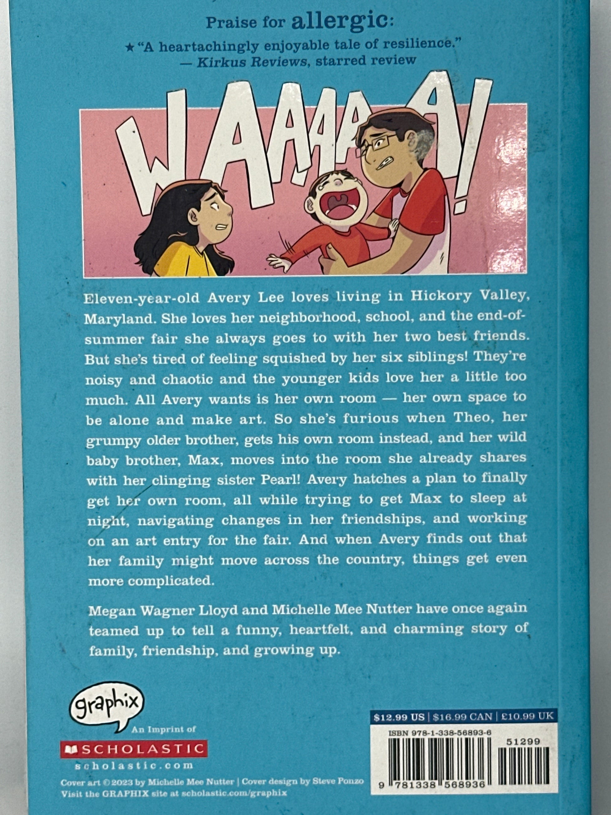 Squished: A Graphic Novel back cover used books