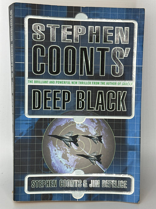 Stephen Coonts Deep Black actual front cover used books