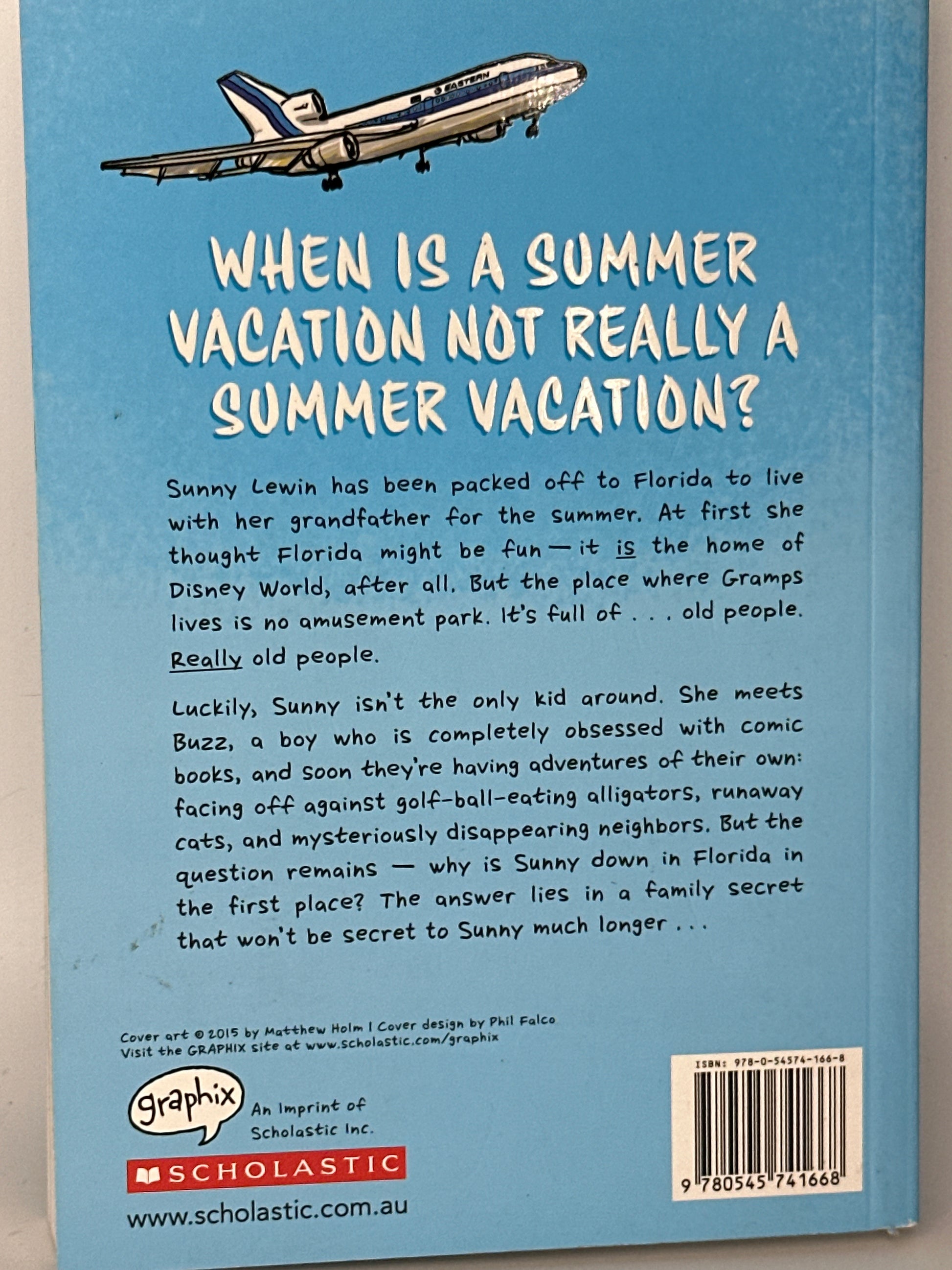 Sunny Side Up: A Graphic Novel (Sunny #1) back cover used books