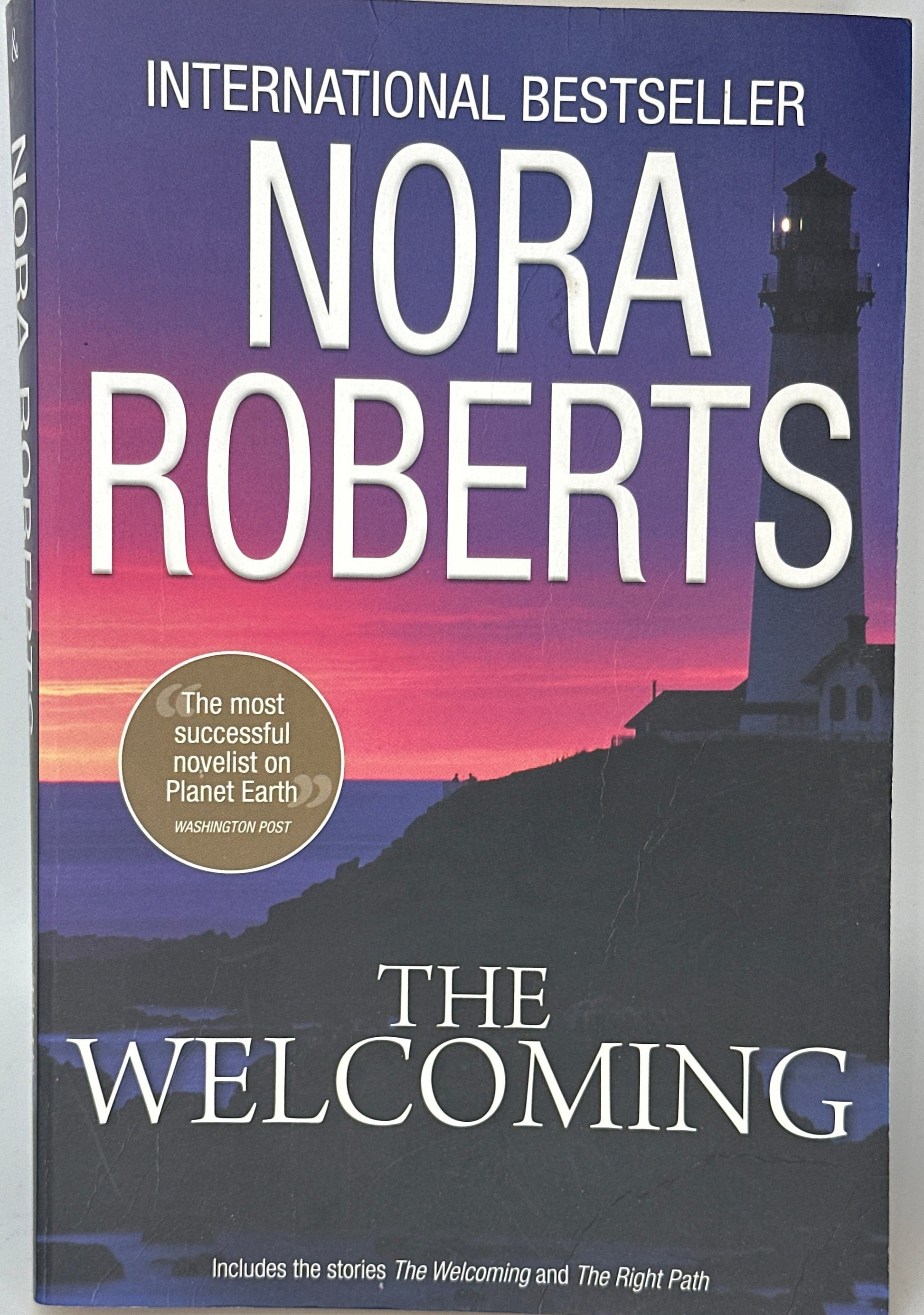 Nora Roberts THE WELCOMING front cover used books