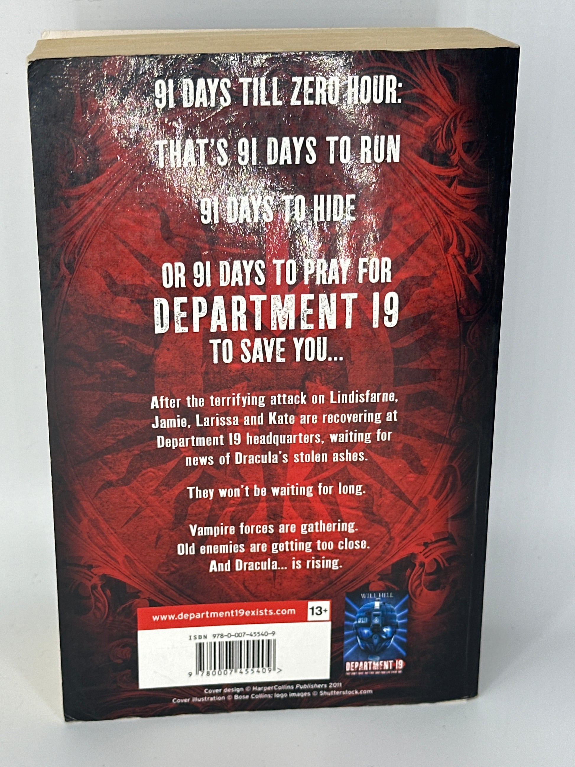 The Rising (Department 19, Book 2) (Department 19) back cover used books