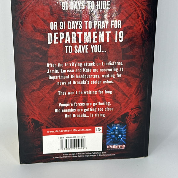 The Rising (Department 19, Book 2) (Department 19) back cover used books