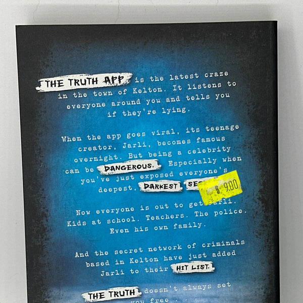 The Truth App (Liars #1) back cover used books